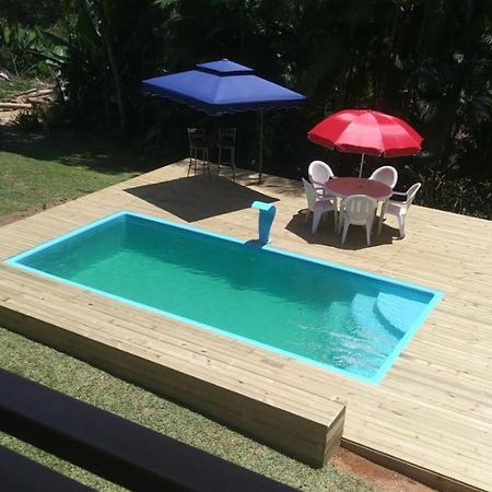 オルレアンス Casa De Campo Com Piscina A 15Km Da Serra Do Rio Do Rastroヴィラ エクステリア 写真