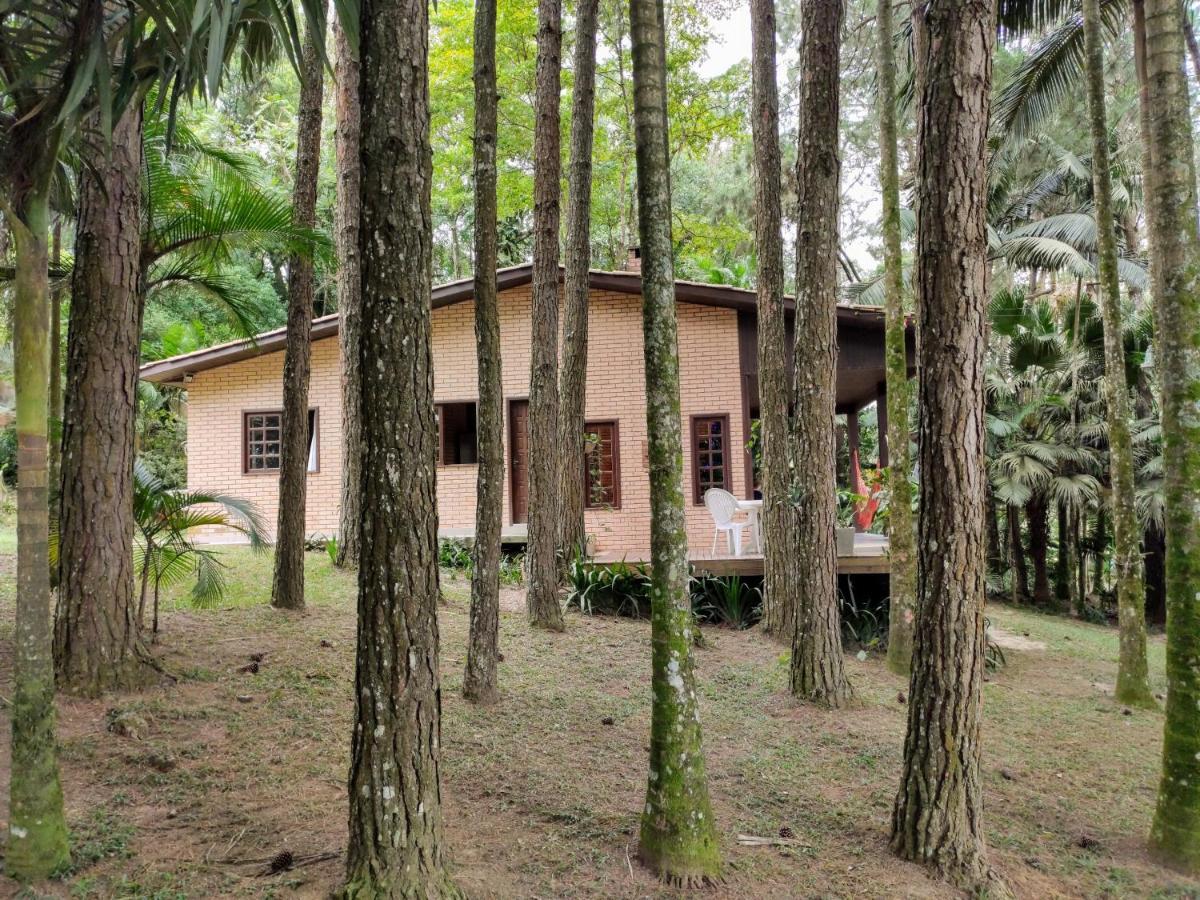 オルレアンス Casa De Campo Com Piscina A 15Km Da Serra Do Rio Do Rastroヴィラ エクステリア 写真