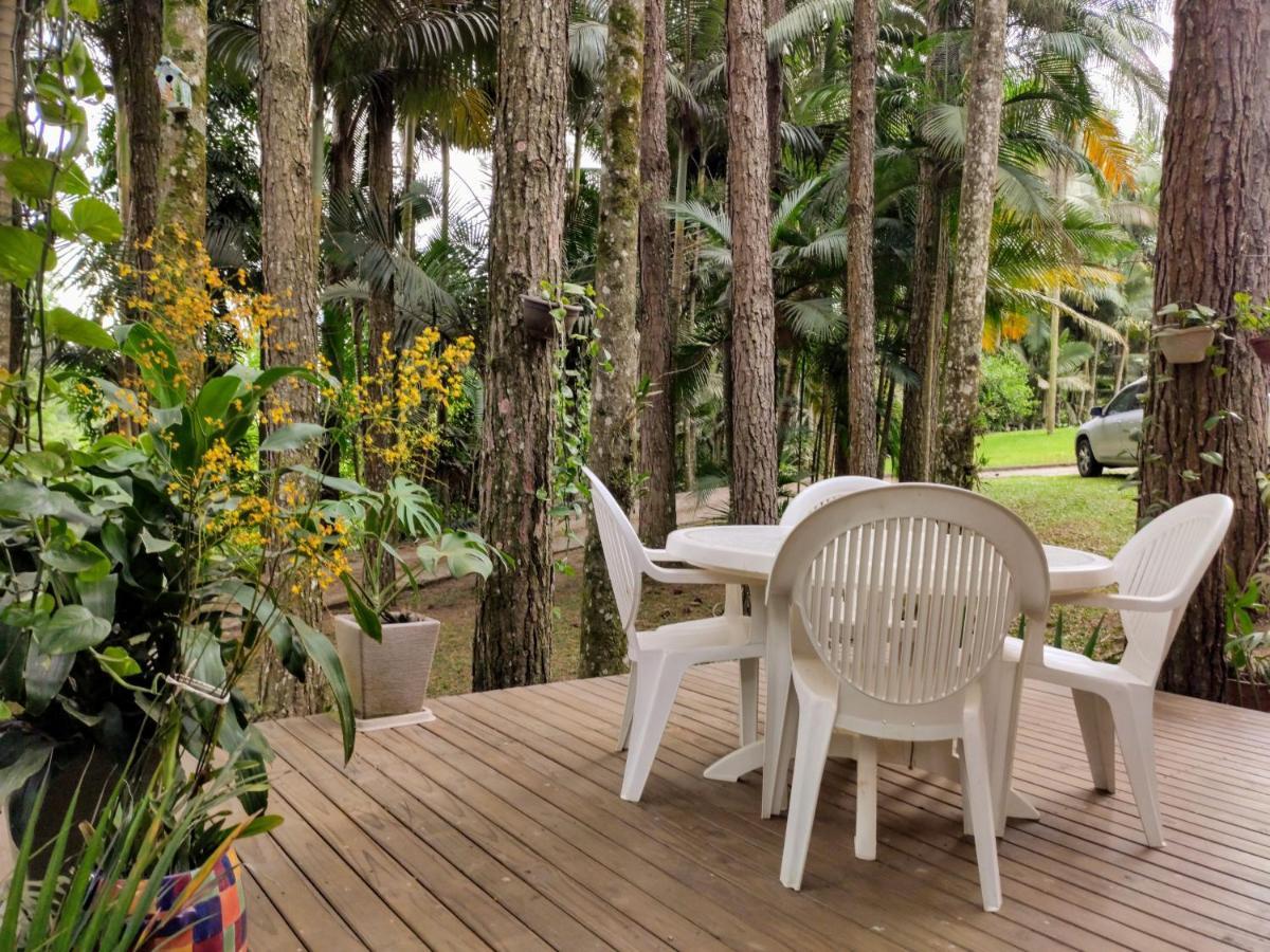 オルレアンス Casa De Campo Com Piscina A 15Km Da Serra Do Rio Do Rastroヴィラ エクステリア 写真